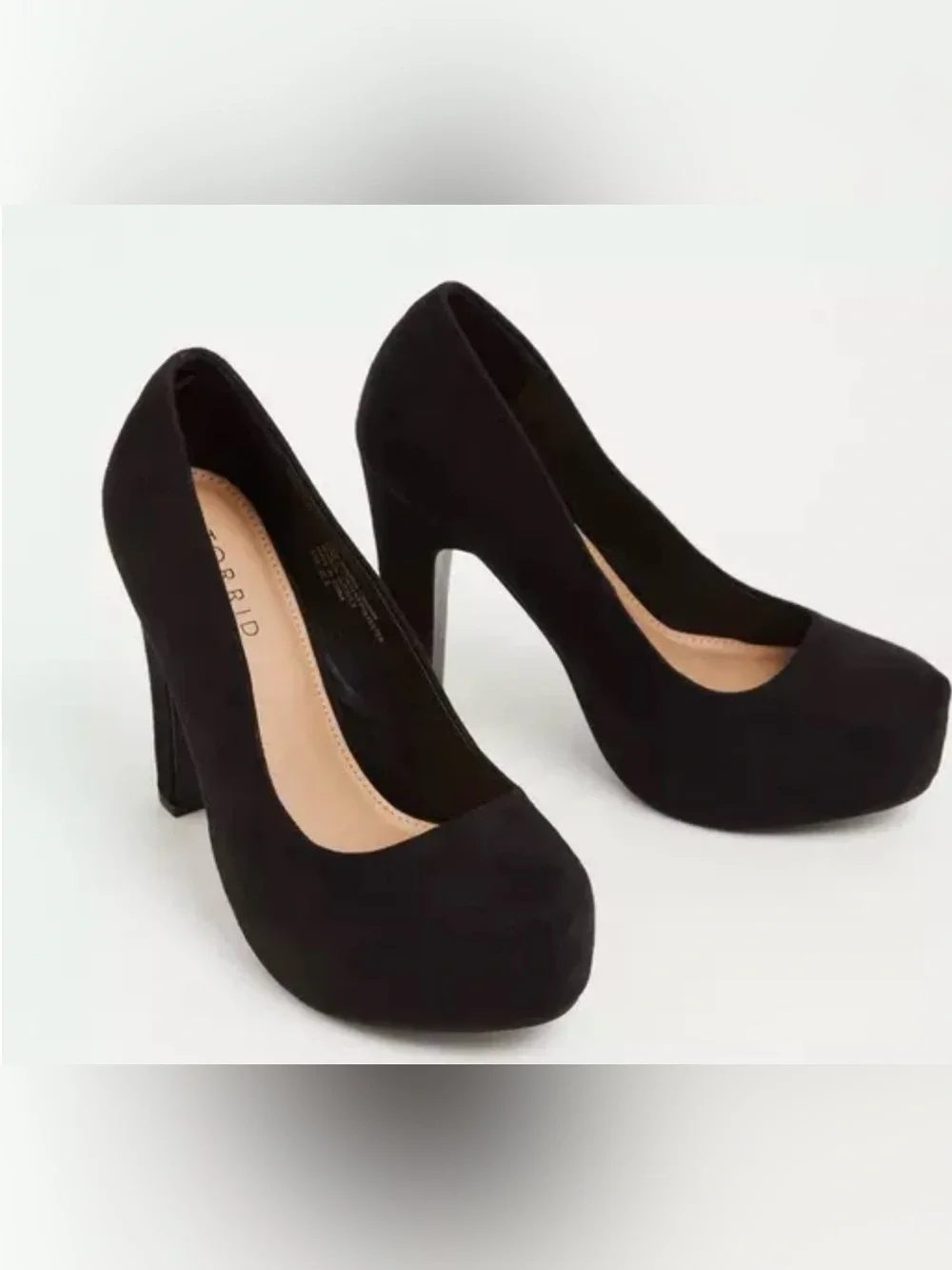 Torrid Black Platform High Heel Pumps Shoes size 9WW